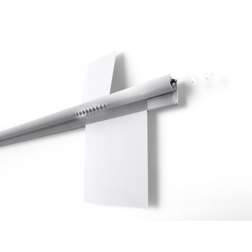 Golyós sín képakasztó rendszerhez - fehér 100 cm