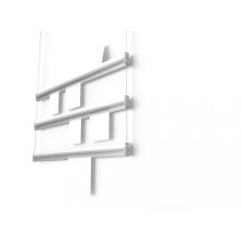 Golyós sín képakasztó rendszerhez - fehér 100 cm