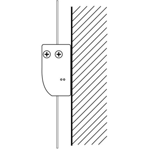 Golyós sín képakasztó rendszerhez - fehér 100 cm