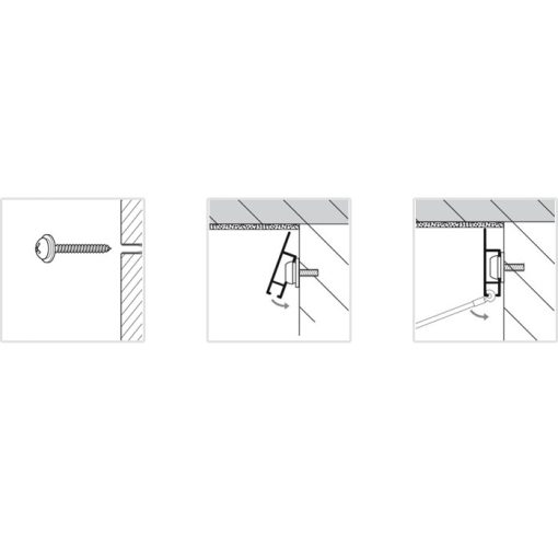 Clip Max sín képfüggesztő rendszerhez - ezüst 200 cm