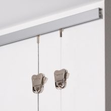 Mini sín képfüggesztő rendszerhez - fehér 200 cm