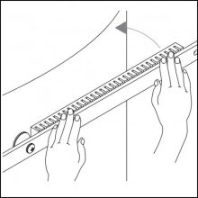 STAS Evoluon képfüggesztő rendszerhez - ezüst 200 cm