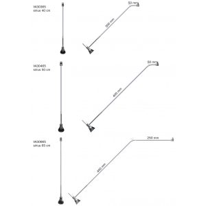 Sirius armatúra króm 50 cm