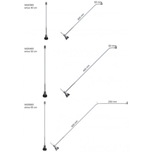 Sirius armatúra króm 65 cm